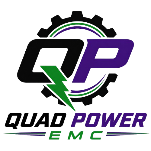 Quad Power EMC logo
